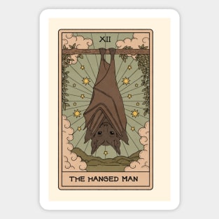 The Hanged Man - Bat Tarot Magnet